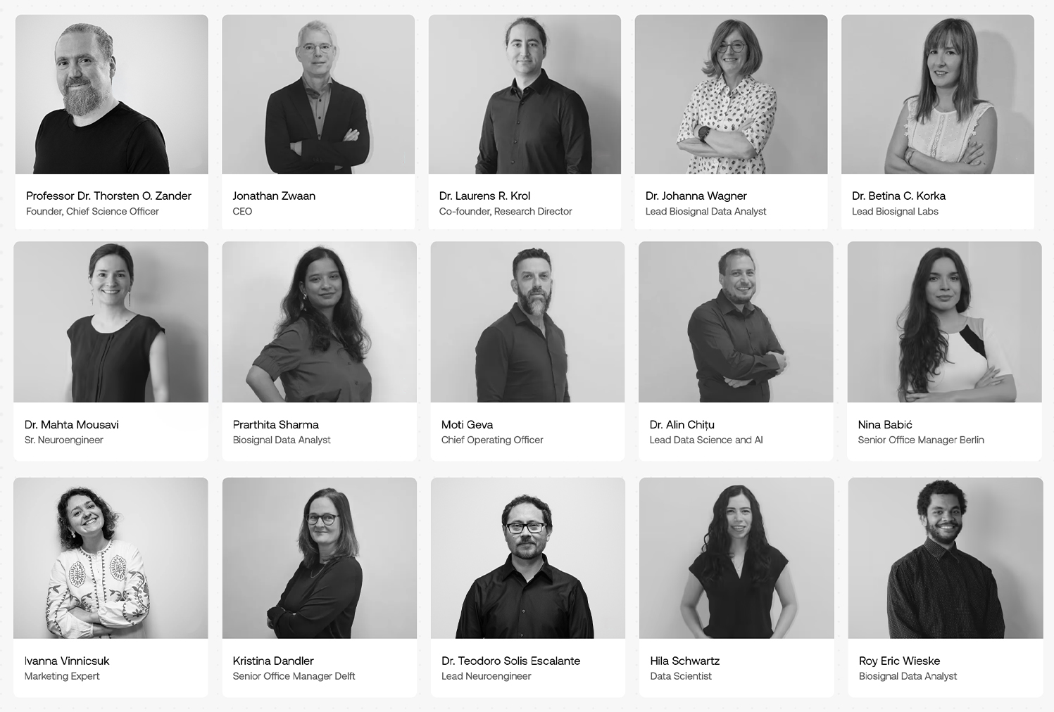 The Zander Labs team